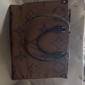 Louis Vuitton Dark Brown Monogram Tote